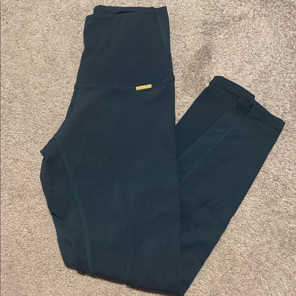 CLEO HARPER Dark Green Leggings - Picture 1 of 4